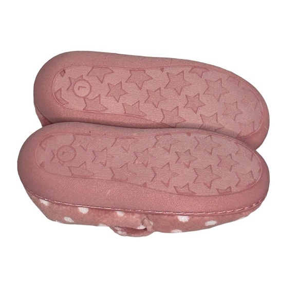 Girl’s Slippers Memory Foam Velcro Pink/White Slippers Size-L NWT 4/$25❤️ - Picture 4 of 5